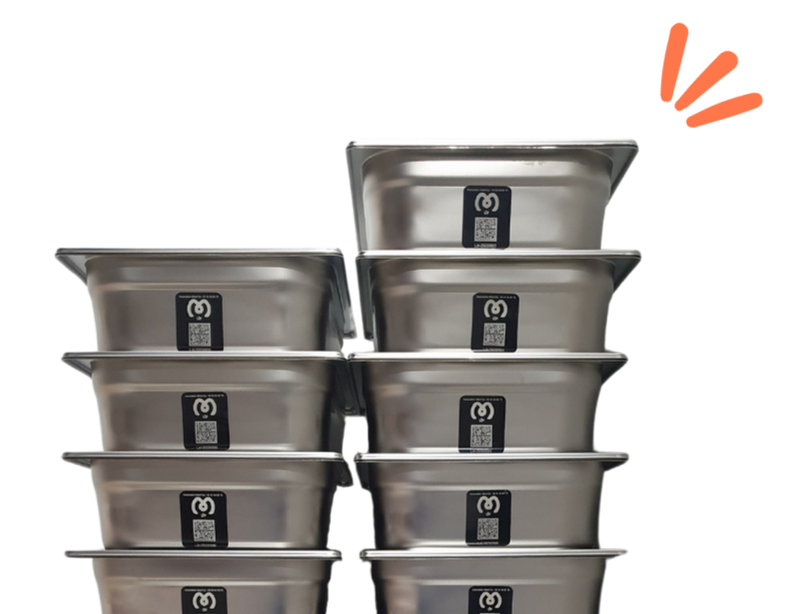 Pile bacs gastronormes